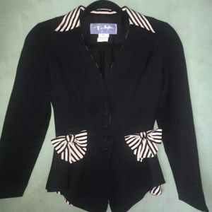 Rare 80s Thierry Mugler Blazer with Bows